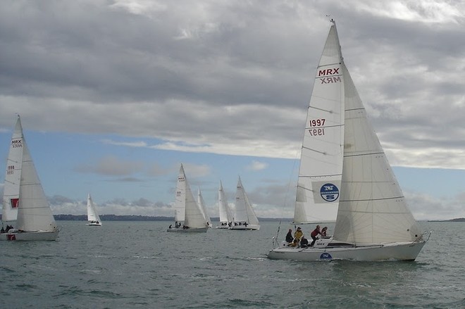 Saturday racing in the Northern Leading area - New Zealand Womens Keelboat Championships © RNZYS Media